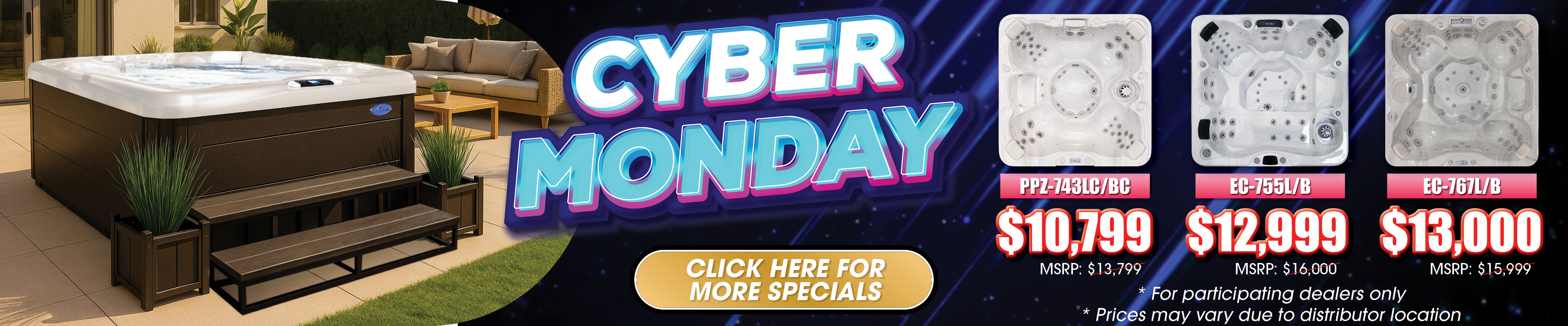 Calspas hot tub being used in a family setting - Scottsdale